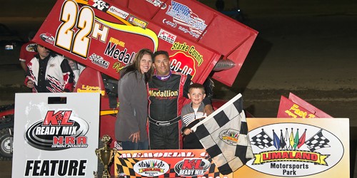 Passed Ryan Grubaugh with seven laps to go to win the first of three nights of SOD/NRA action...