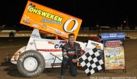 Styres Wins at Ohsweken Ohsweken Speedway kicked off its 18th season with a familiar face in victory lane as Glenn Styres collected his 4th career opening night win at the 3/8 mile clay oval.