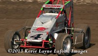 Damion Gardner won his second Amsoil USAC / CRA Sprint Car Series of the weekend Saturday at Santa Maria Speedway.