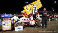 ...collects third feature win in the Corr / Pak Merchandising sprint car division. 