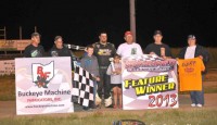 Westfall Wins at Waynesfield Matt Westfall won the sprint car feature Saturday night at Waynesfield Motorsports Park. Dallas Hewitt, Todd Keen, Luke Hall, and Kyle Simon rounded out the top five.