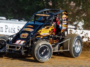Bedford, Indiana's Brady Short picked up his fifth career Indiana Sprint Week victory Thursday night at Lincoln Park Speedway in Putnamville, Indiana. 
(Ryan Sellers Photo)