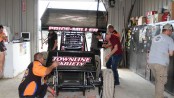 Technical inspection at the Canadian Sprint Car Nationals. (Apex One Photo)