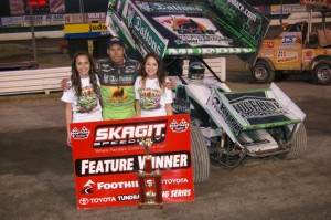 Peter Murphy jubilant after Thursday Night Jim Raper Memorial Dirt Cup Win!