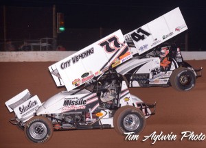 Wayne Johnson under Jason Johnson. - Tim Aylwin Photo