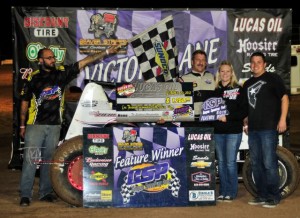 Rick Ziehl of Las Cruces, New Mexico walked away with the win at Canyon Speedway Park Saturday night with the ASCS Canyon Region. Photo Credit: Terry Shaw.