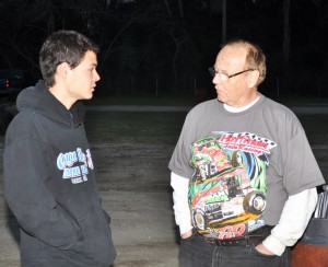 Richard Hoffman and Kyle Larson. - Image courtesy of Hoffman Auto Racing