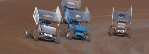 Sprint cars racing at Central Arizona Speedway. - Taylor Ward Photo