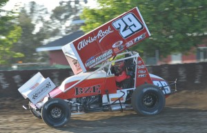 Bud Kaeding drove the BZE #29 to victory on Friday night (Kyler Shaw photo)