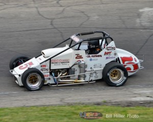 Starting Position 7:  Bryan Clauson. - Bill Miller Photo