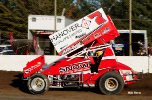 Justin Sanders steered Clayton Snow's #7 to victory (David Spencer photo)