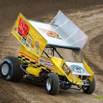 Dean Jacobs set a new track record in qualifications Friday night during Ohio Sprint Speed Week at Limaland Motorsports Park. - Mike Campbell Photo