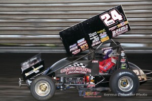 Terry McCarl set quick time in the 410 class (Serena Dalhamer photo)