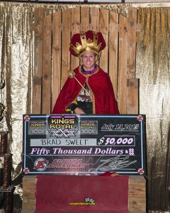 Brad Sweet after winning the 30th Kings Royal. - Mike Campbell Photo