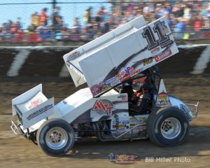 Kraig Kinser. - Bill Miller Photo