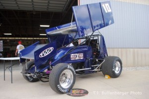 The latest Hall of Fame raffle car making its first appearance Saturday at the Kings Royal. - T.J. Buffenbarger Photo