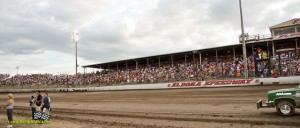 Eldora Speedway's Kings Royal crowd just before the racing program starts. - Mike Campbell Photo