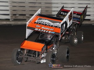 Ian Madsen (18) and Terry McCarl (24) (Serena Dalhamer photo)