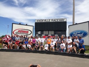 All of the participants in the Kick-It event at Slideways Karting Center on Wednesday. - T.J. Buffenbarger Photo