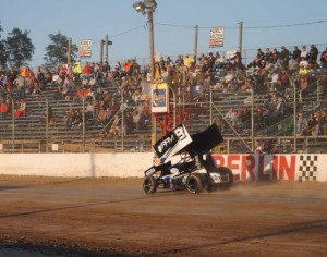 The Engine Pro Sprints on Dirt presented by ARP event at Berlin Raceway, practically in T.J.'s back yard,  cracked the top-10. 