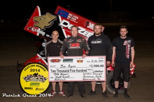 Iowa's Jon Agan collected $2,500 at the Golden Triangle Raceway Park in Beaumont, Texas with the Griffith Truck and Equipment ASCS Gulf South Region. (ASCS / Pat Grant)