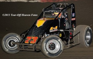 Ryan Bernal - 2013 USAC Western Classic Sprint Car Champion. Photo by Steve Lafond / Tear-Off Heaven Fotos.