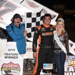 Aaron Reutzel picked up the opening night of the 2015 Lucas Oil ASCS National Tour with his first win at Florida's East Bay Raceway. (ASCS / Al Steinberg)
