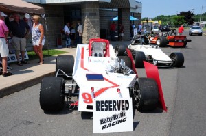 Oswego native Larry Trenca debuted his restored Steve Gioia Jr. Baby Ruth Supermodified during last year's Oswego Speedway Old-Timers Reunion. (Bill Taylor)