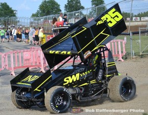 Jamie Veal last season at Limaland Motorsports Park. (Bob Buffenbarger Photo