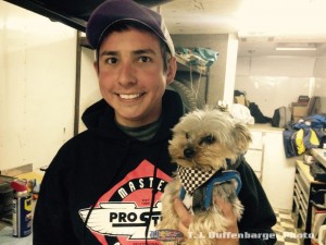 Ryan Ruhl with his dog Khan. (T.J. Buffenbarger Photo)