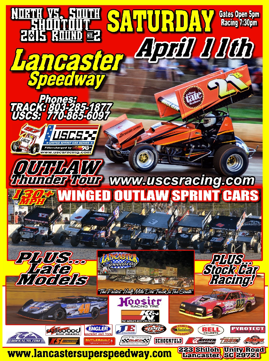 USCS speed spectacular headlines Lancaster Speedway on Saturday