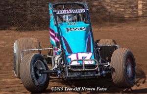  "Hollywood" Danny Faria Jr. – USAC West Coast Point Leader. (Steve Lafond / Tear-Off Heaven Fotos)