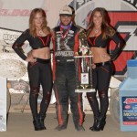 Robert Ballou won the USAC Amsoi National Sprint Car Feature Saturday night at Eldora Speedway. (Bill Miller Photo)