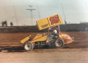 Jeff Gordon at Millstream Speedway.  (Image courtesy of Larson-Marks Racing)