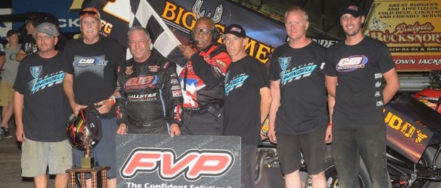 Sammy Swindell claimed $25,000 with his win at the 37th Annual Jackson Nationals (Rob Kocak Photo)