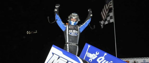 Bryan picked up his first NSL win at I-80 Speedway (Rob Kocak Photo)  