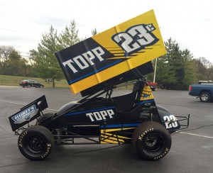 Tyler Courtney's new ride sponsored by TOPP Industries. (Image courtesy of Spire Sports and Entertainment)