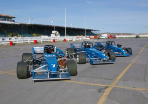 John Nicotra Racing will once again prepare three Novelis Supermodifieds for Oswego Speedway competition with Otto Sitterly, Davey Hamilton, and Dave Shullick Jr. as drivers.  (Roy Dewhurst Photo)