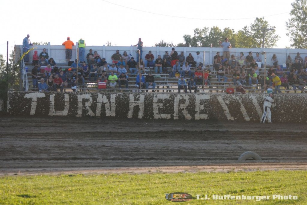 Racing at Crystal Motor Speedway has a quirky, fun feel. (T.J. Buffenbarger Photo)