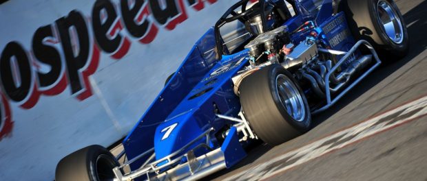 The John Nicotra Racing No. 7 Novelis Supermodified driven by 7-time Oswego Speedway champion Otto Sitterly will be on display at the SEMA Show in Las Vegas, NV from November 1-4. (Bill Taylor)