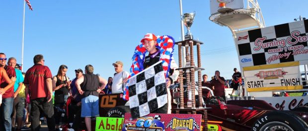 Oswego Speedway's 2016 Budweiser International Classic 200 champion Jeff Abold will appear at Destiny USA's Pole Position Raceway LIVE this Tuesday in Syracuse. (Bill Taylor)