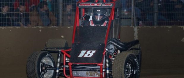 Tony Bruce, Jr., the lone representative for the state of Kansas entered for this Saturday's "Junior Knepper 55" USAC Midget race at the Southern Illinois Center in Du Quoin. (Neil Cavanah Photo)