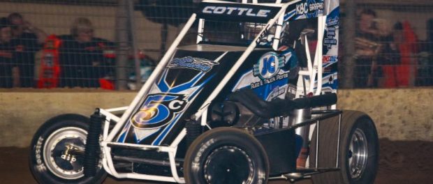 Colten Cottle at speed in March of 2016 at the Southern Illinois Center. (Rich Forman Photo)