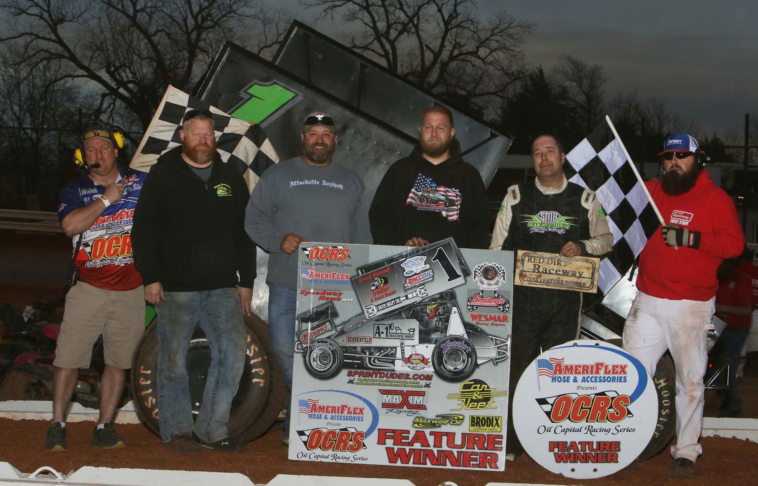 Sean Mcclements Racing Sean McClelland wins Oklahoma Sprint Cup at Red Dirt Raceway ...
