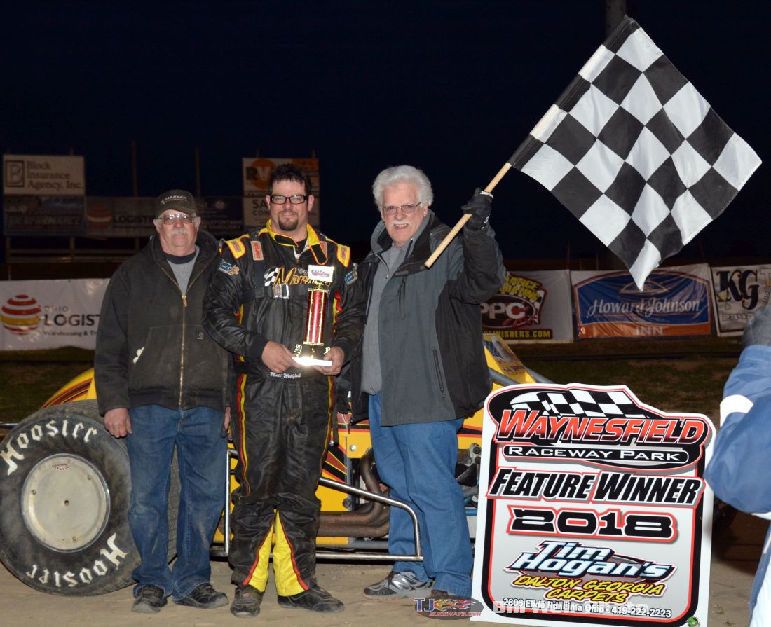Westfall Wins Opening Day Feature at Waynesfield