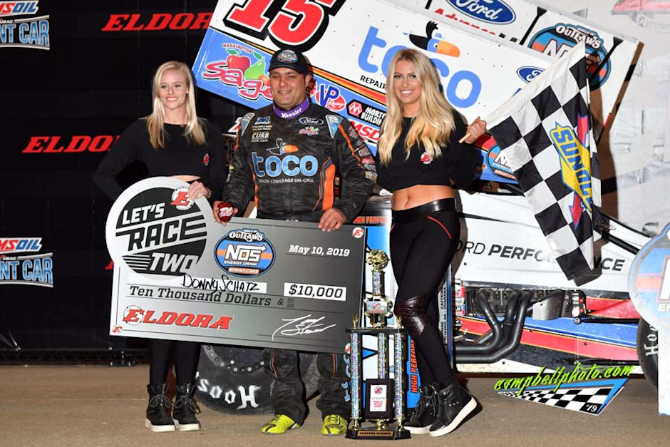 Schatz and Courtney garner Eldora “Lets Race Two” Honors – TJSlideways.com