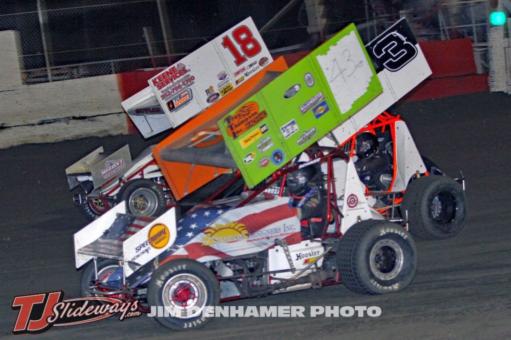 Photo Gallery: Top Gun Sprint Cars Saturday at East Bay – TJSlideways.com