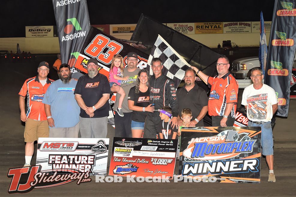 Justin Henderson Wins MSTS Feature at Rapid Speedway – TJSlideways.com