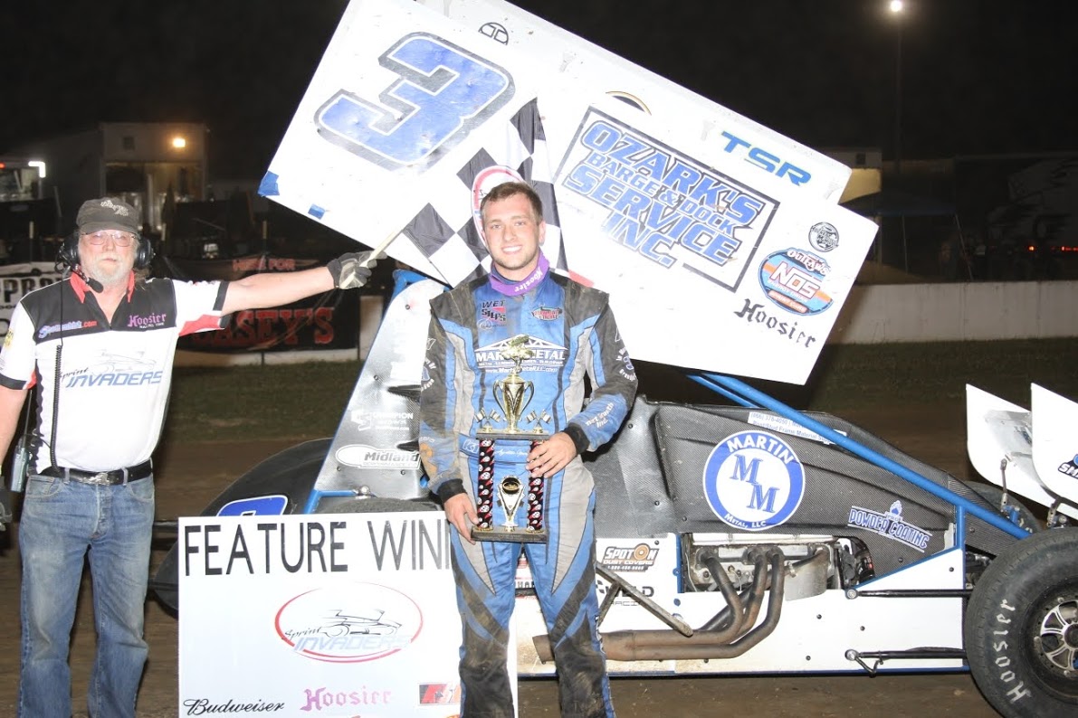 Ayrton Gennetten Wins High Banks Sprint Invaders Battle With Austin 