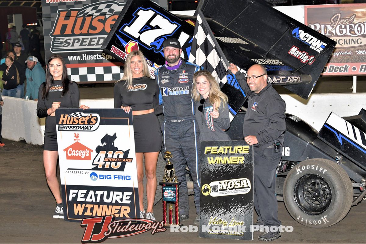 Austin McCarl Wins Memorial Day Weekend Opener at Huset’s – TJSlideways.com